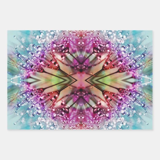 Colorful Dandelion Inpakpapier Vel (Voorkant)