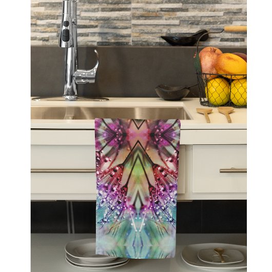 Colorful Dandelion Theedoek