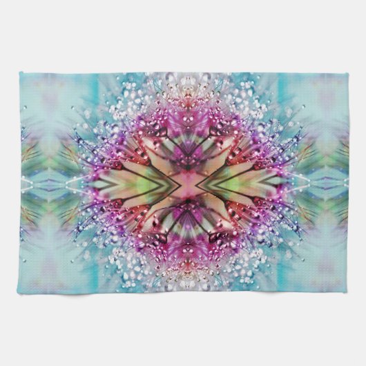 Colorful Dandelion Theedoek (Horizontaal)