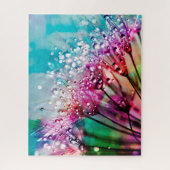 Colorful Dandelion Unieke Floral Foto Legpuzzel (Verticaal)