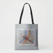 Colorful Daring Dragonfly Tote Bag (Voorkant)