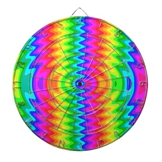 Colorful Dart Board Dartbord (Voorkant)