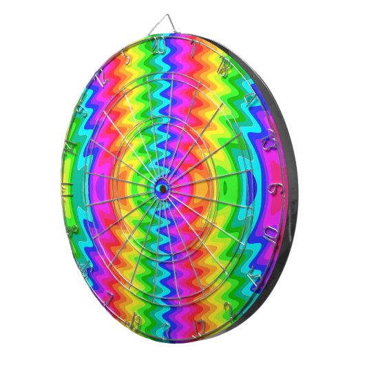 Colorful Dart Board Dartbord (Voorkant Rechts)