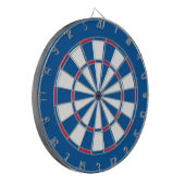 Colorful Dart Board in Buffalo kleuren. Dartbord (Voorkant Links)