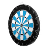 Colorful Dart Board in Carolina kleuren Dartbord (Voorkant Rechts)