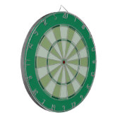 Colorful Dart Board in Green Dartbord (Voorkant Links)
