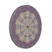 Colorful Dart Board in Mauve Neutrals Dartbord (Voorkant Links)