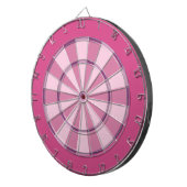 Colorful Dart Board in roze Dartbord (Voorkant Rechts)