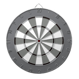 Colorful Dart Board in zwart-wit Dartbord