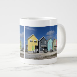Colorful Dauphin Island Houses, Alabama Giant Coff Grote Koffiekop