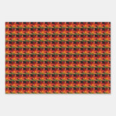 Colorful Daylilies Floral Pattern Inpakpapier Vel (Voorkant)
