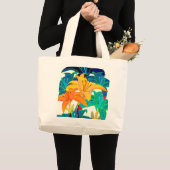 Colorful Daylily Canvas tas (Voorkant (product))