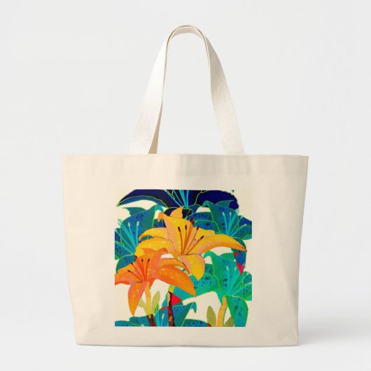 Colorful Daylily Canvas tas (Voorkant)