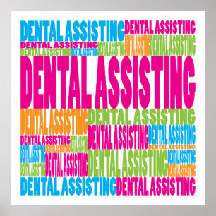 Colorful Dental Assisting Poster