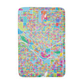 Colorful Denver Map Badmat (Voorkant Verticaal)