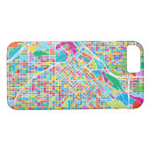 Colorful Denver Map Case-Mate iPhone Case (Achterkant (Horizontaal))