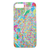 Colorful Denver Map Case-Mate iPhone Case (Achterkant)