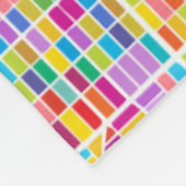 Colorful Denver Map Fleece Deken (Hoek)