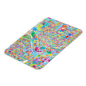 Colorful Denver Map Magneet (Linkerzijde)