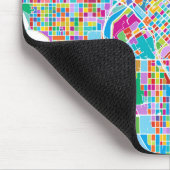 Colorful Denver Map Muismat (Hoek)