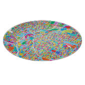 Colorful Denver Map Snijplank (Hoek)