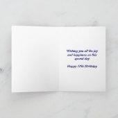 Colorful Design 18th Birthday Card Kaart (Binnen)