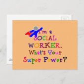 Colorful Design voor maatschappelijk werkers Briefkaart (Voorkant / Achterkant)