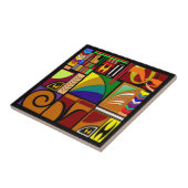 Colorful Designer Tiles Tegeltje (Zijkant)