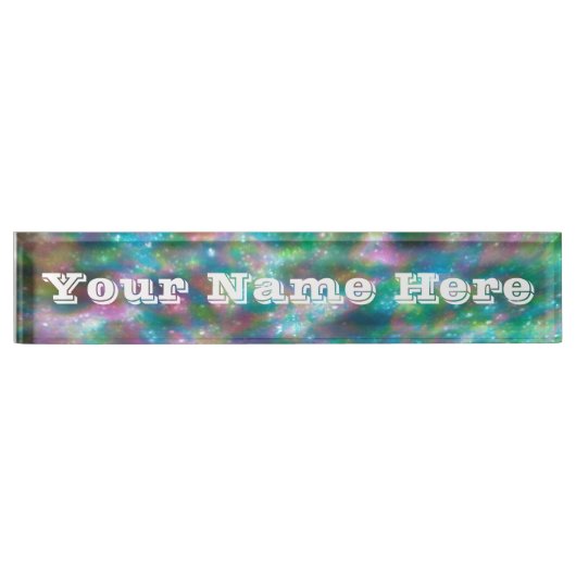 Colorful Desk Name Bord Naambordje (Voorkant)