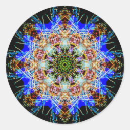 Colorful detail Mandala Ronde Sticker