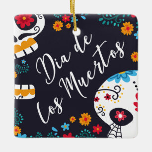 Colorful Dia de los Muertos   Versiering Keramisch Ornament