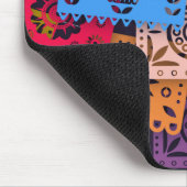 Colorful Dia de Muertos Banners | Mousepad Muismat (Hoek)