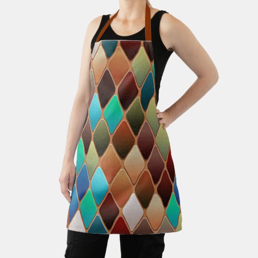 Colorful Diamond Pattern Schort (Insitu)
