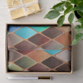 Colorful Diamond Pattern Tissuepapier (Geschenk)