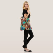 Colorful Diamond Pattern Tote Bag (Op model)