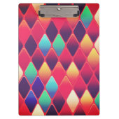 Colorful Diamonds-patroon Klembord (Voorkant)