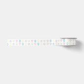 Colorful Diamonds Pattern Ribbon Satijnen Lint (Voorkant)