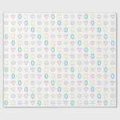 Colorful Diamonds Pattern Wrapping Paper Cadeaupapier (Vlak)