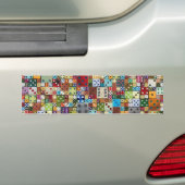 Colorful Dice Bumpersticker (Op auto)