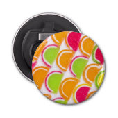 Colorful Different Jelly Snoep Button Flesopener (Voorkant)