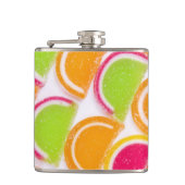 Colorful Different Jelly Snoep Heupfles (Voorkant)