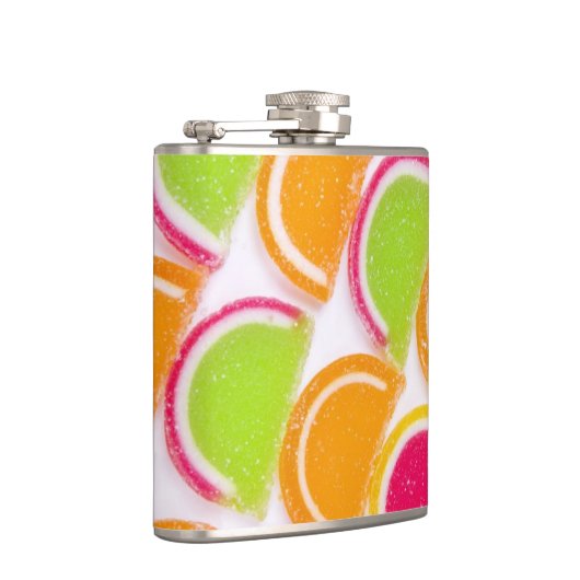 Colorful Different Jelly Snoep Heupfles (Rechts)