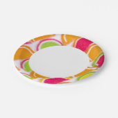 Colorful Different Jelly Snoep Papieren Bordje (Gekanteld)