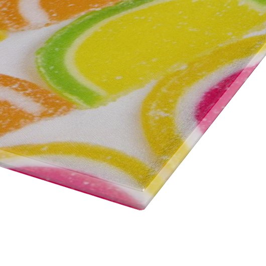 Colorful Different Jelly Snoep Snijplank (Hoek)