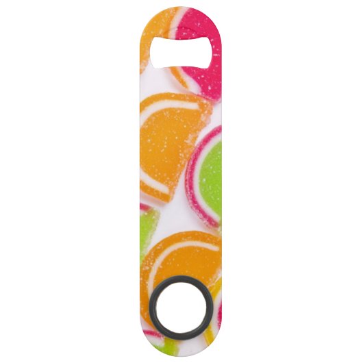 Colorful Different Jelly Snoep Speed Flessenopener (Achterkant)