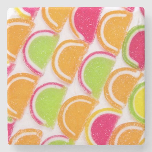 Colorful Different Jelly Snoep Stenen Onderzetter (Voorkant)