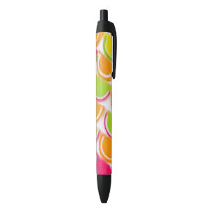Colorful Different Jelly Snoep Zwarte Inkt Pen