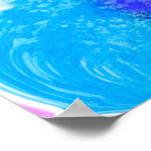 Colorful Digital Modern Abstracte Art Poster (Hoek)