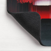 Colorful Digital Sunset Glitch Muismat (Hoek)