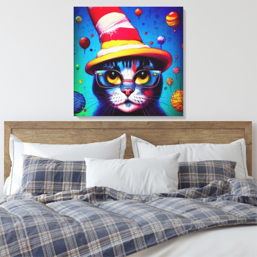 Colorful Digital Wall Canvas Art (Insitu (Slaapkamer))